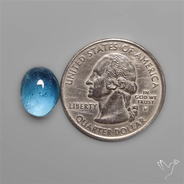 Aquamarine Cabochon High Grade Gemmy
