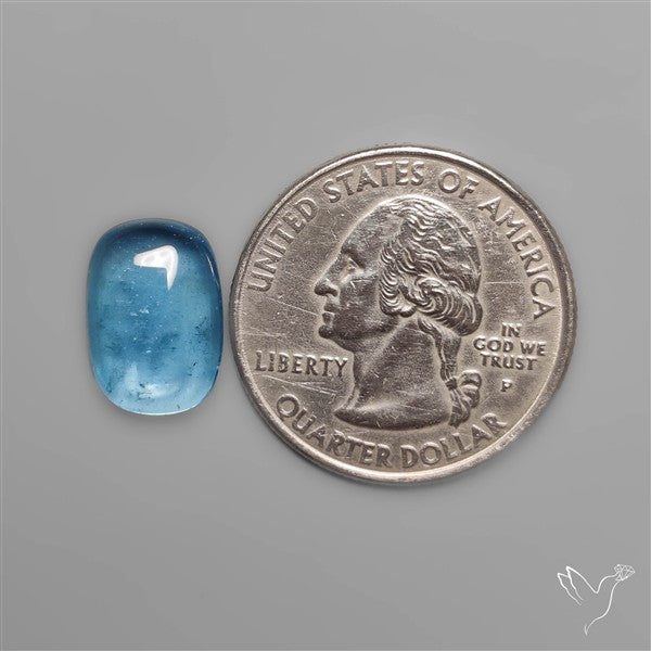 Aquamarine Cabochon High Grade Gemmy