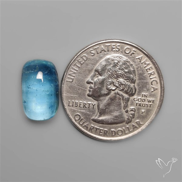 Aquamarine Cabochon High Grade Gemmy
