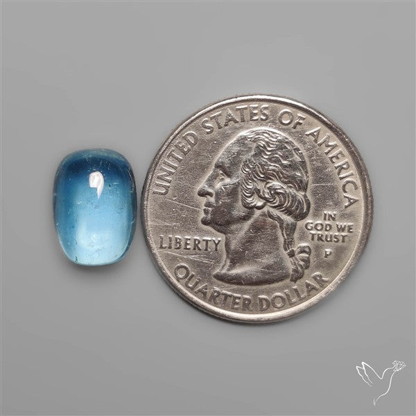 Aquamarine Cabochon High Grade Gemmy