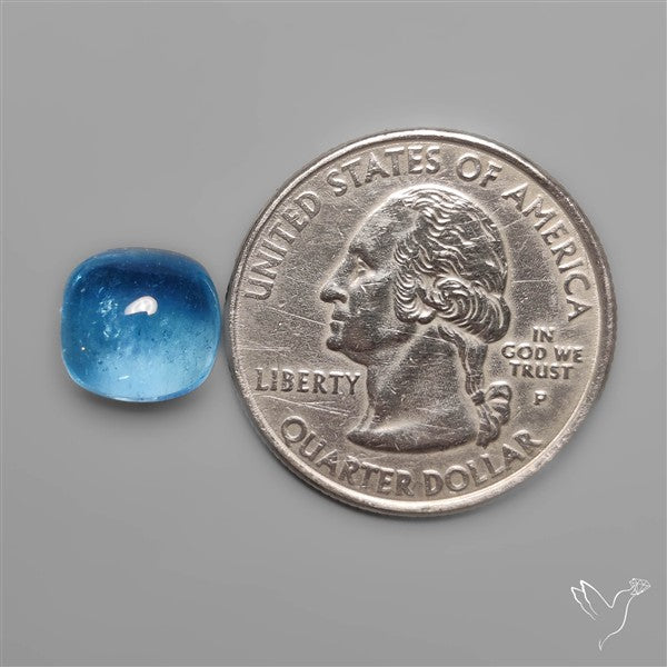 Aquamarine Cabochon High Grade Gemmy
