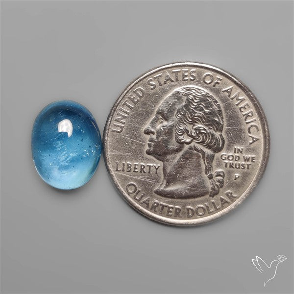 Aquamarine Cabochon High Grade Gemmy