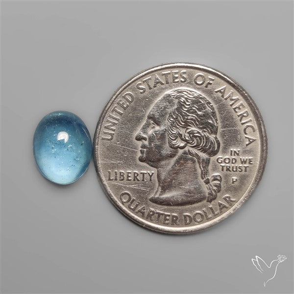 Aquamarine Cabochon High Grade Gemmy