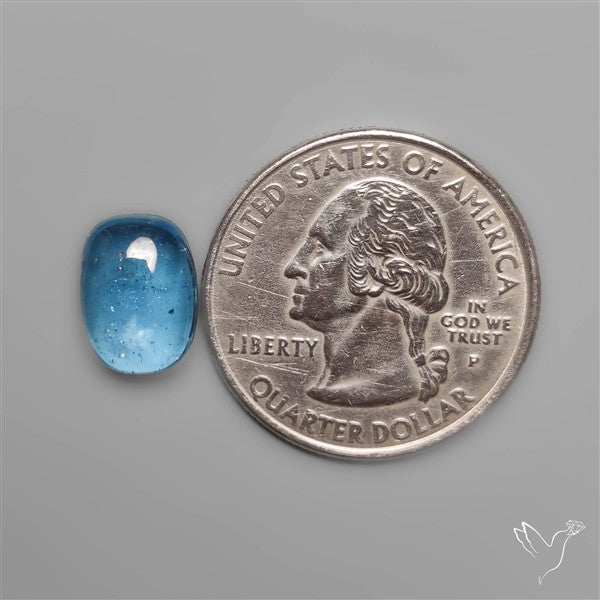 Aquamarine Cabochon High Grade Gemmy