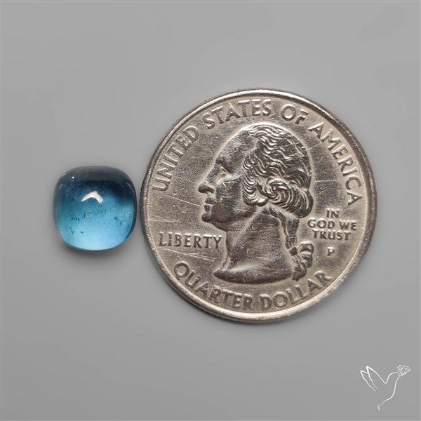 Aquamarine Cabochon High Grade Gemmy