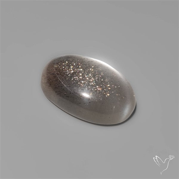 Dark Black Moonstone Cabochon Healing Stone