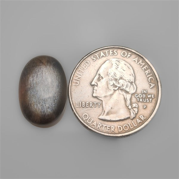 Dark Black Moonstone Cabochon Healing Stone