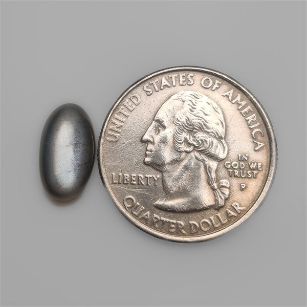 Dark Black Moonstone Cabochon Healing Stone
