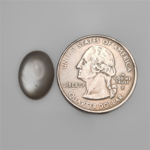Dark Black Moonstone Cabochon Healing Stone