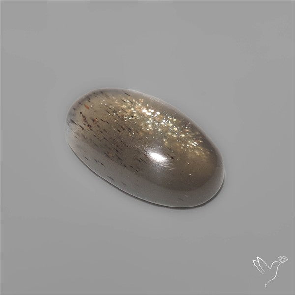 Dark Black Moonstone Cabochon Healing Stone