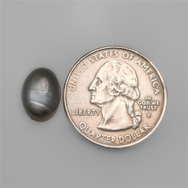 Dark Black Moonstone Cabochon Healing Stone