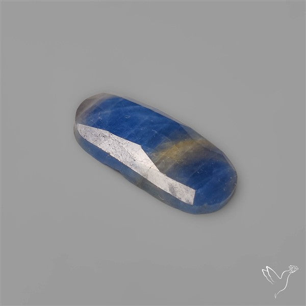 Rose Cut Blue Sapphire