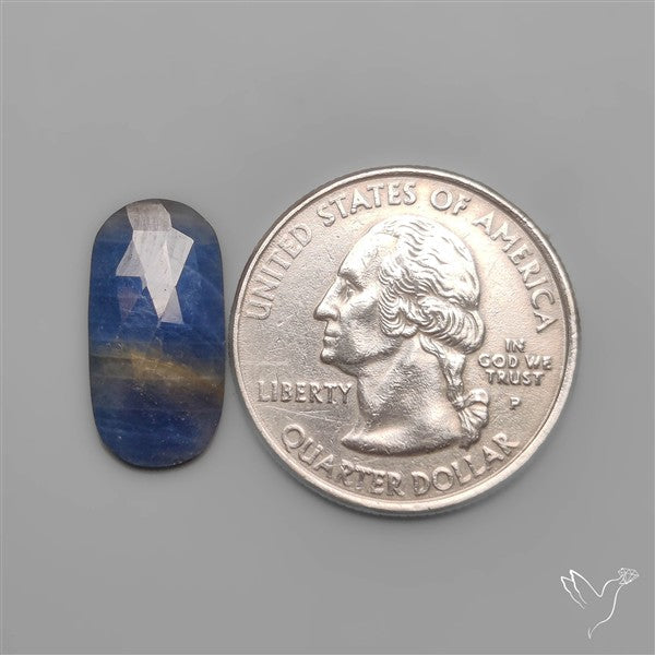 Rose Cut Blue Sapphire