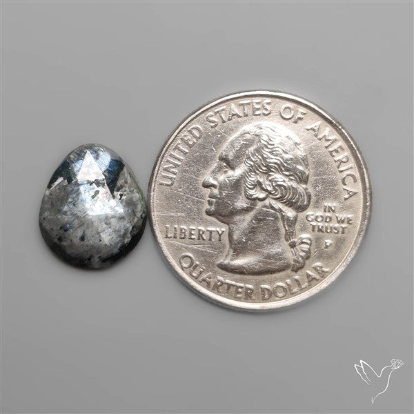 Rose Cut Larvikite Feldspar