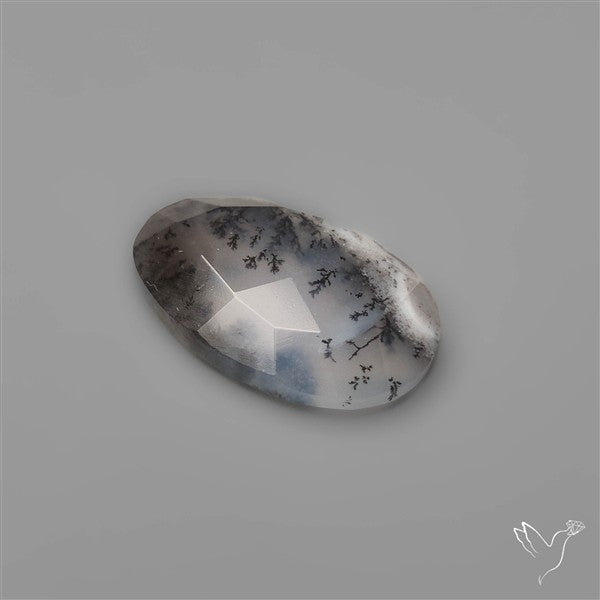 Rose Cut Dendritic Agate