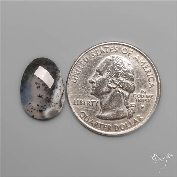 Rose Cut Dendritic Agate