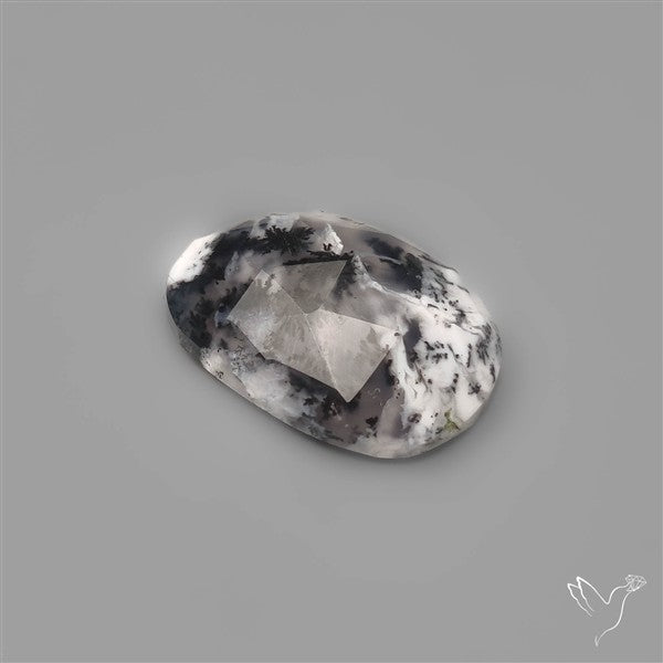 Rose Cut Dendritic Opal