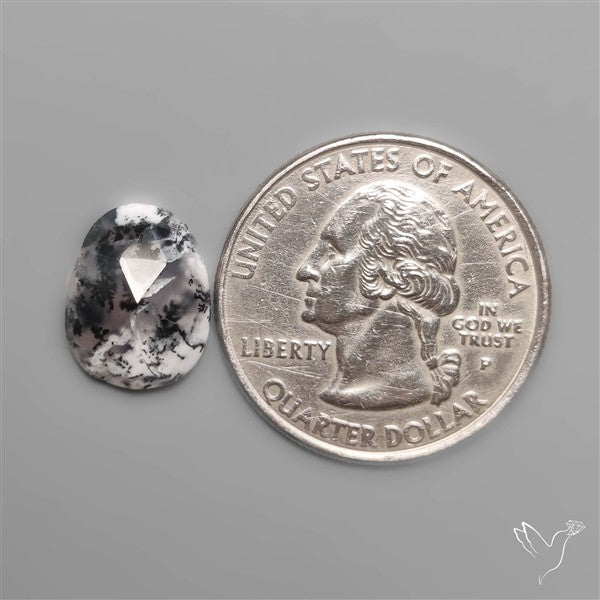Rose Cut Dendritic Opal