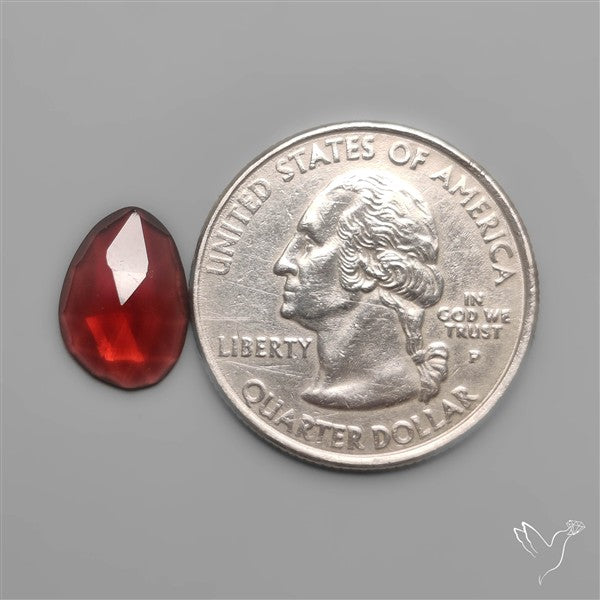 Rose Cut Rhodolite Garnet