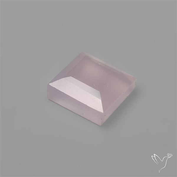 Step Cut Rose Chalcedony