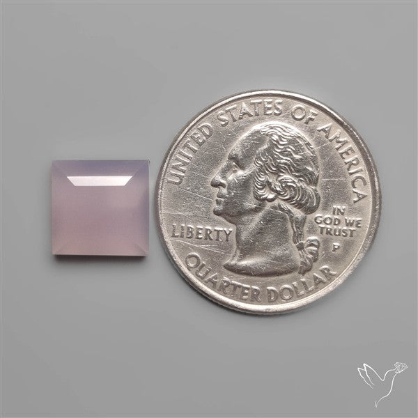 Step Cut Rose Chalcedony