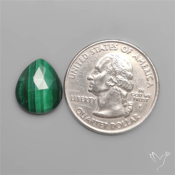 Rose Cut Malachite