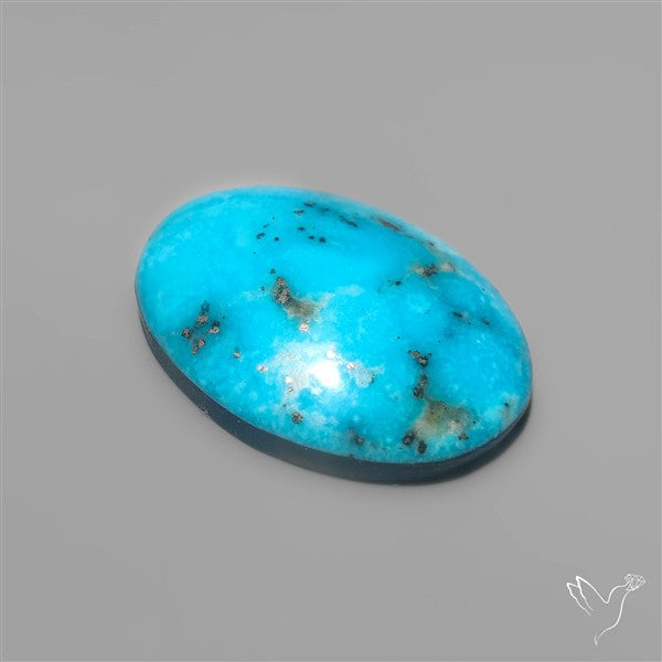 Morenci Turquoise Cabochon With Pyrite Inclusions