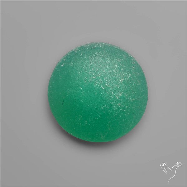 Matte Chrome Chalcedony Cabochon