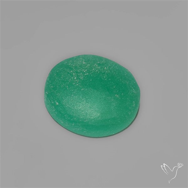 Matte Chrome Chalcedony Cabochon