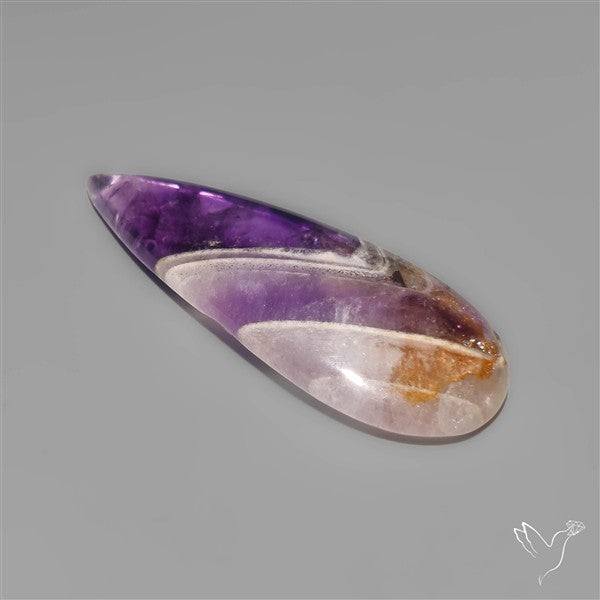 Chevron Amethyst Cabochon