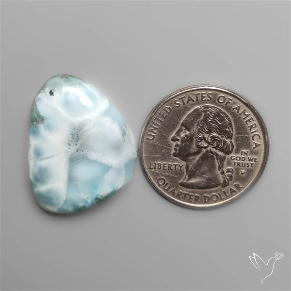 High Grade Larimar Cabochon