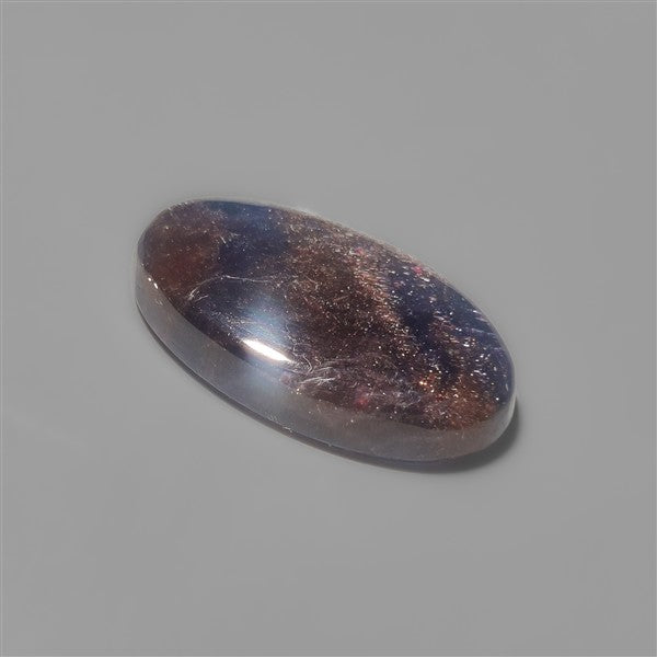 Bloodshot Iolite Sunstone Cabochon with Confetti
