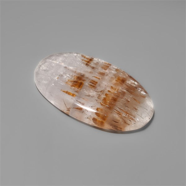 Cacoxenite in Quartz Cabochon