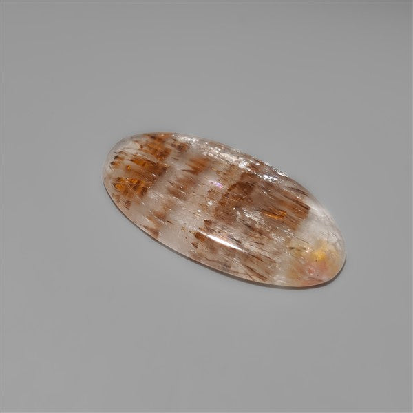 Cacoxenite in Quartz Cabochon