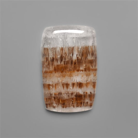 Cacoxenite in Quartz Cabochon