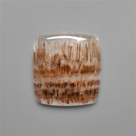 Cacoxenite in Quartz Cabochon