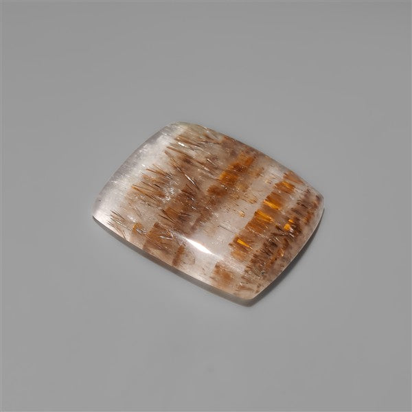 Cacoxenite in Quartz Cabochon
