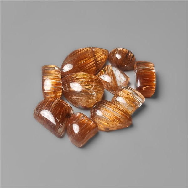 Copper Rutilated Quartz Lot