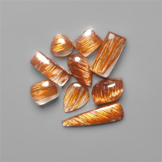 Copper Rutilated Quartz Lot