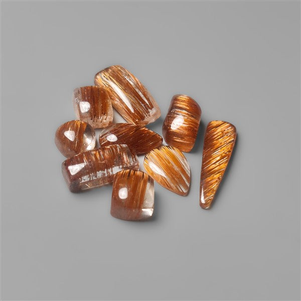 Copper Rutilated Quartz Lot