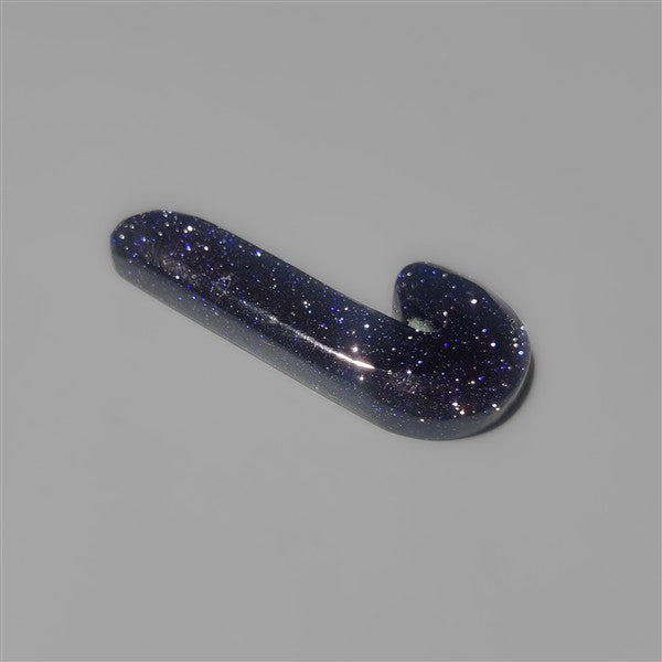 Blue Goldstone Candy Carving