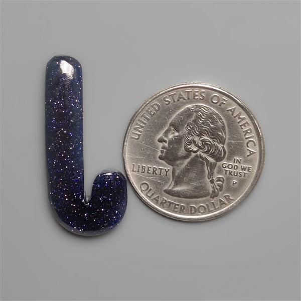 Blue Goldstone Candy Carving