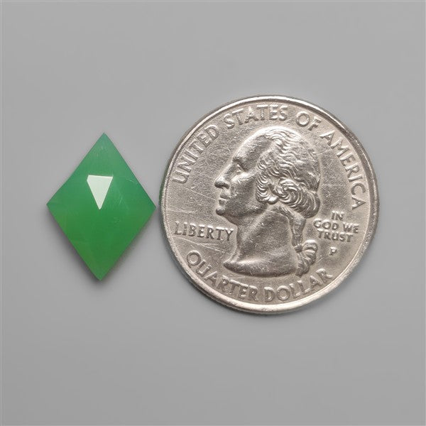 Rose Cut Gemmy Chrysoprase