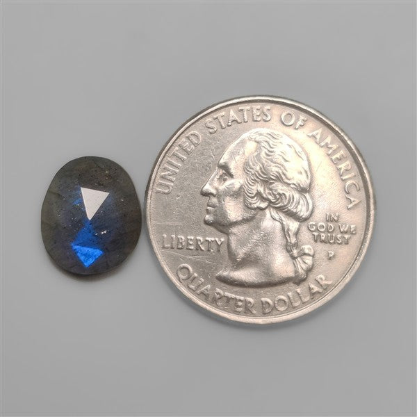 Rose Cut Blue Labradorite