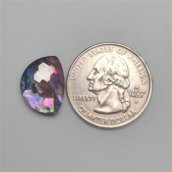 Honeycomb Cut Dichroic Glass Doublet