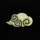 Labradorite Cloud Carving with Anime type curved Cloud