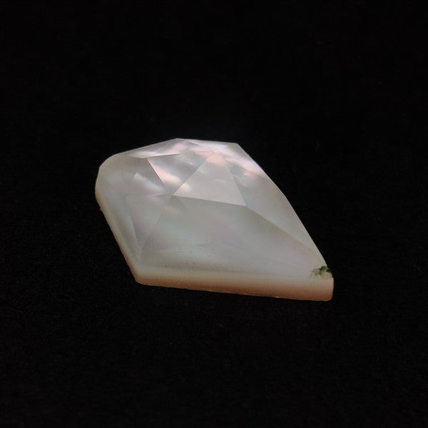 Rose Cut Quartz With Mother Of Pearl Doublet