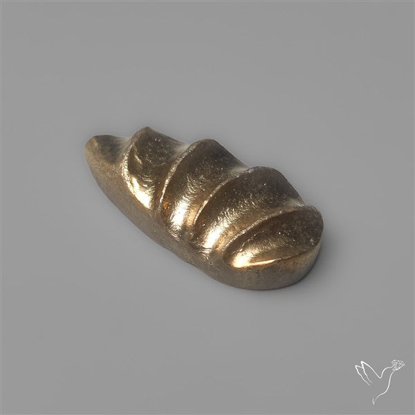 Rare Pyritized Ammonite Negative Fossil Side Cut