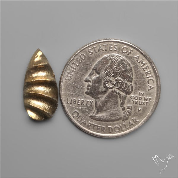 Rare Pyritized Ammonite Negative Fossil Side Cut