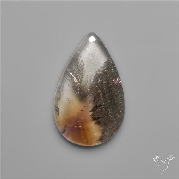 Rare Super Seven Amethyst With Hematite Patterns